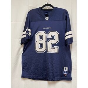 Mens Dallas Cowboys Jason Witten 82 Jersey Navy Blue NFL Mesh Size L